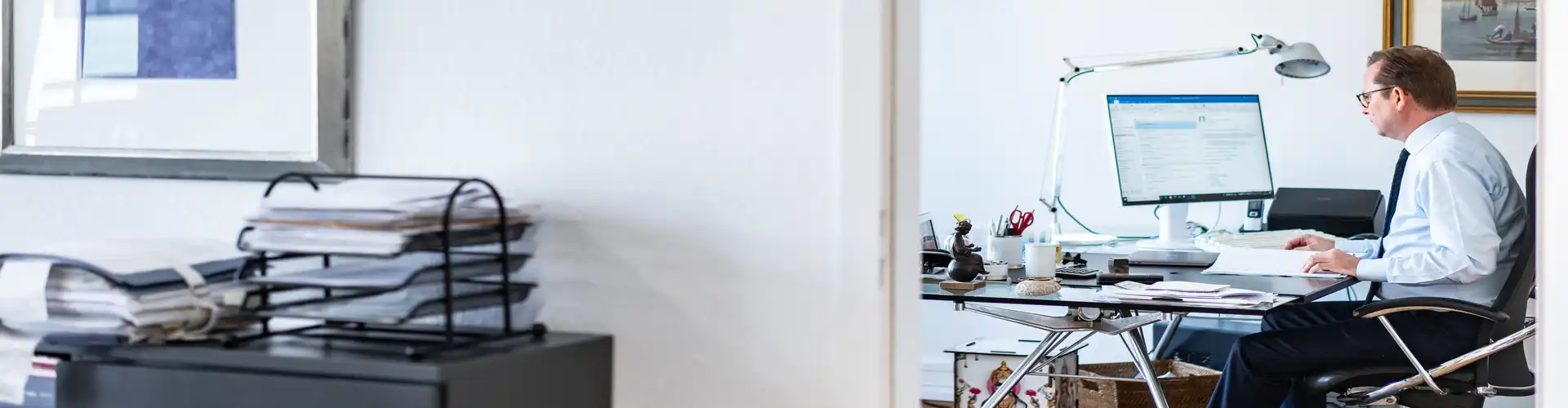 Blick ins Büro – Rechtsanwalt Sven von Below