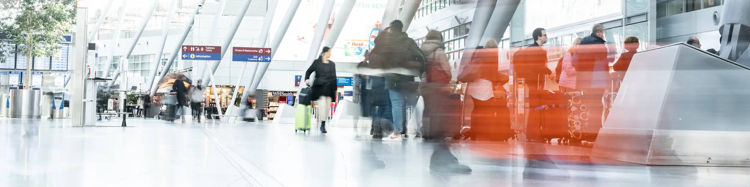 Abflughalle Flughafen Düsseldorf